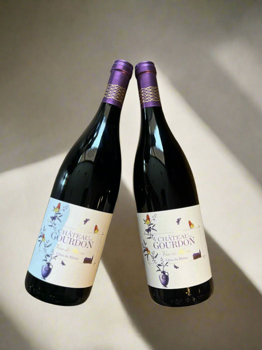 Chateau de Gourdon Vase de Pierre  rouge 2022